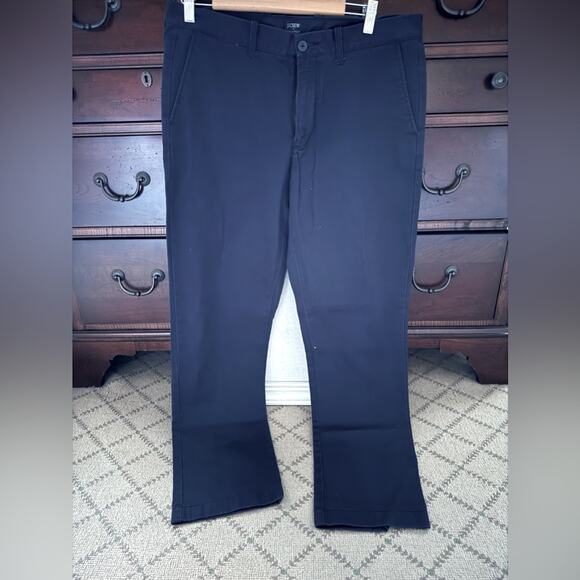J. Crew The Sutton Khakis / Chinos in Navy Blue 34x32 NWOT - Picture 1 of 9